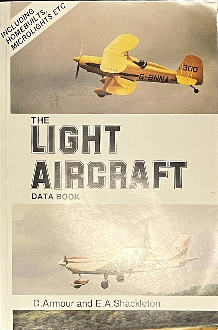 The Light Aircraft Data Book, (D.Armour & E.A.Shackleton) – European ...